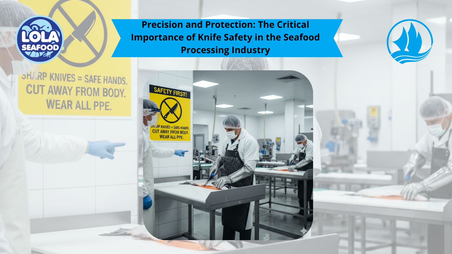 Precision and Protection: The Critical Importance of Knife Safety in the Seafood Processing Industry